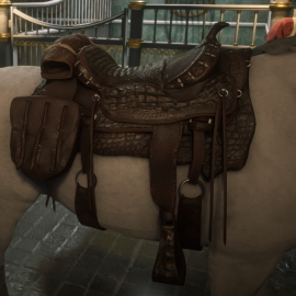 Alligator Ranch Cutter Saddle