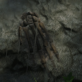 In-Game Dinosaur Bone Location