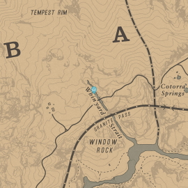 Map of Rock Carving Location