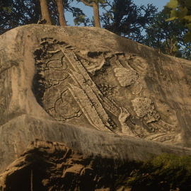 In-Game Rock Carving Location